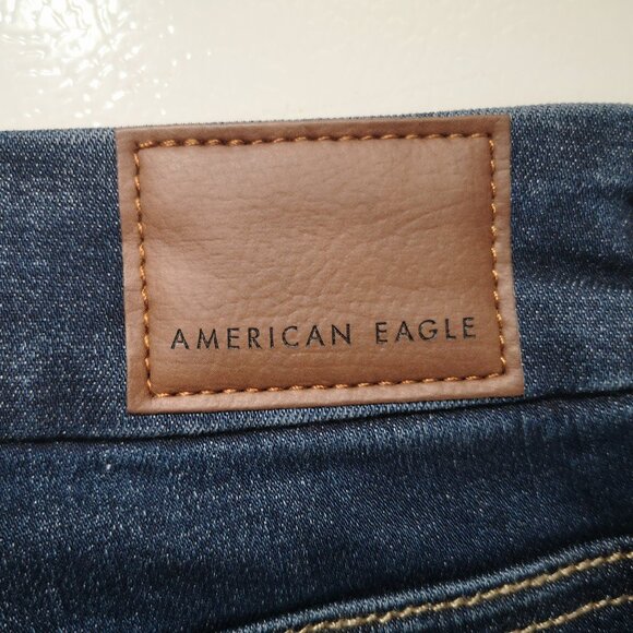 NWT Amer. Eagle The Lu(X)e Jean Ladies Size 4 (27W) Super Hi Rise X-Long Jegging - Picture 5 of 13